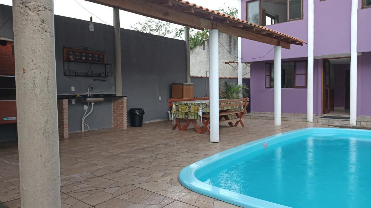 Casa Roxa Com Piscina Em Condominio Araquari Exteriér fotografie