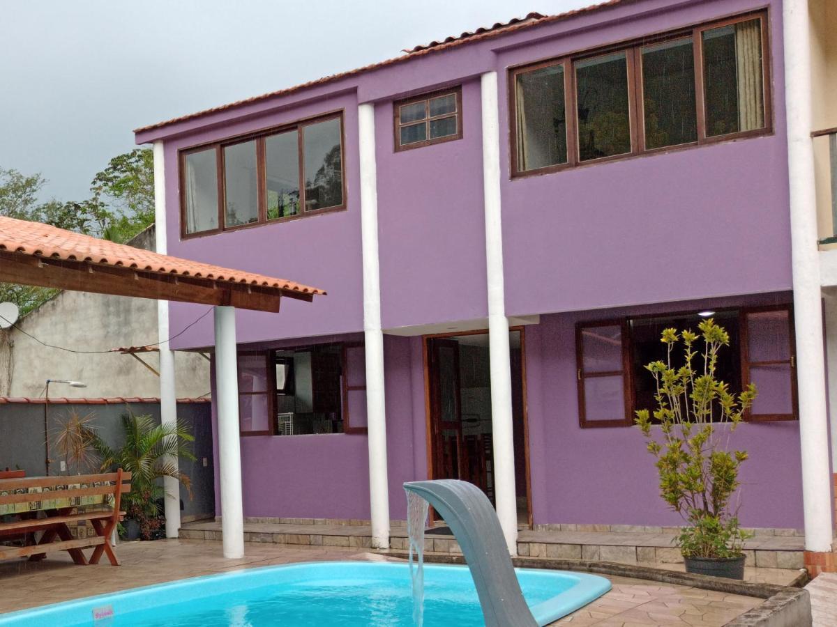 Casa Roxa Com Piscina Em Condominio Araquari Exteriér fotografie